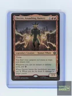 Electro, Assaulting Battery 76 Marvel's Spider-Man Magic: The Gathering Foil NM - Image 2