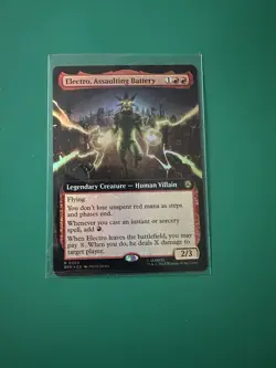 Electro Assaulting Battery R 0260 FOIL BORDERLESS 260 MTG Spider-Man ENGLISH - Image 1
