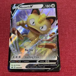 Meowth V And VMAX SWSH004 And 005 SWSH: Sword & Shield Promo Cards Holo - Image 2