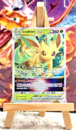 POKEMON TCG CROWN ZENITH LEAFEON VSTAR 014/159 ULTRA RARE FULL ART - Image 1