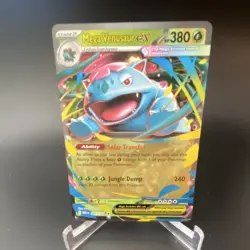 Mega Venusaur ex 003/132 Mega Evolution Holo Double Rare Pokemon Card NM - Image 1