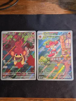 Pokemon TCG White Flare Pansear 099/086 & Simisear 100/086 2 Card Lot Holo - Image 1