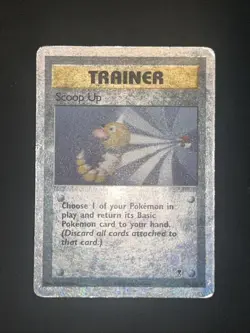 2002 Pokemon Legendary Collection #104 Scoop Up Reverse Holo Foil DMG - Image 1