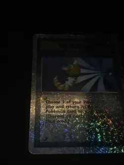 2002 Pokemon Legendary Collection #104 Scoop Up Reverse Holo Foil DMG - Image 3