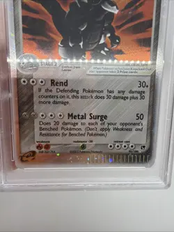 2003 Pokemon EX Sandstorm - Aggron EX Holo - 95/100 - PSA 8 Near Mint - Mint - Image 4