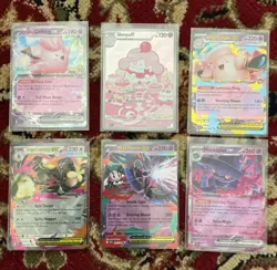 Pokemon TCG 6-Card Lot Pokemon GO English Full Art Holo Lillie's Clefairy ex - Image 1