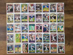 Lot of 111 Baseball Cards from 2005 Topps Set. - Image 1