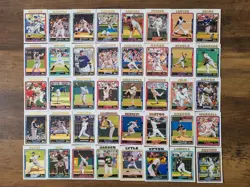 Lot of 111 Baseball Cards from 2005 Topps Set. - Image 2