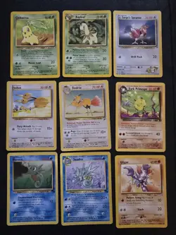 Vintage Pokemon Card Lot 18 Cards Total - Image 1