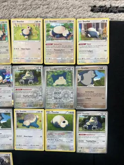 17 Snorlax Pokemon Card Lot - Holos, Reverse, Non Holos - LP/MP - Image 3