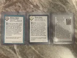 1989, 1992, & 2004 Sports Illustrated for Kids Michael Jordan (lot of 3 cards) - Image 2