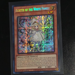 Yugioh TCG Elzette of the White Forest MP25-EN080 1st Ed Prismatic Secret Rare - Image 1