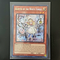 Yugioh TCG Elzette of the White Forest MP25-EN080 1st Ed Prismatic Secret Rare - Image 4