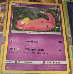 Pokemon TCG Slowpoke McDonald's 2018 005/012 Holo Promo English Basic HP 70 - Image 1