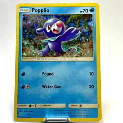 Popplio 4/12 McDonald's 2016 Promo Holo MP Pokemon TCG - Image 1