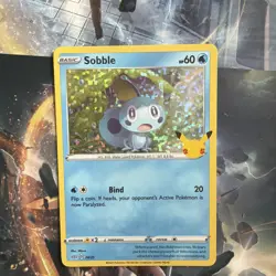Pokemon TCG Sobble McDonald's Promo Card 24/25 Holo - Image 1