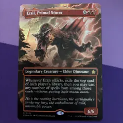 Etali, Primal Storm FDN 0329 Borderless Foil MTG Foundations NM - Image 1