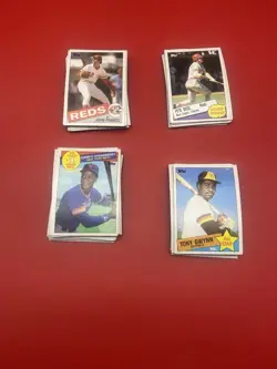 1985 Topps Baseball Lot of 72 Cards Hall Of Famers, Stars, Rookies, Errors - Image 1
