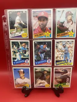 1985 Topps Baseball Lot of 72 Cards Hall Of Famers, Stars, Rookies, Errors - Image 2