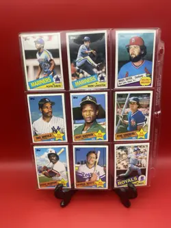 1985 Topps Baseball Lot of 72 Cards Hall Of Famers, Stars, Rookies, Errors - Image 3