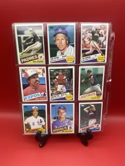 1985 Topps Baseball Lot of 72 Cards Hall Of Famers, Stars, Rookies, Errors - Image 5