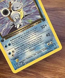 Dark Blastoise Team Rocket Pokemon 1st Edition Non Holo Pokemon Card 20/82 - Image 3