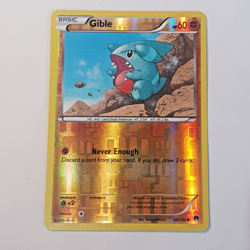 Gible 68/122 Reverse HOLO Rare BREAKpoint ✨VG Condition✨ Pokemon Card TCG - Image 1