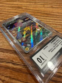 Pikachu 173/165 Sv2a: Pokemon Card 151 Art Rare Holo (Japanese) CGC 10 - Image 5