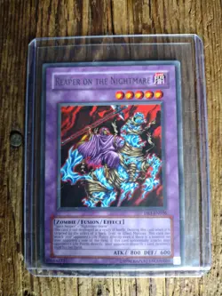 Yugioh Reaper On The Nightmare DR1-EN026 Unlimited Edition Rare MP - Image 1