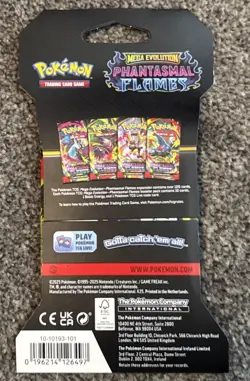 X10 Pokemon TCG - Phantasmal Flames Sleeved Booster Packs - NEW + FACTORY SEALED - Image 3