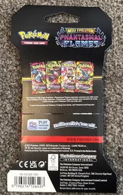 X10 Pokemon TCG - Phantasmal Flames Sleeved Booster Packs - NEW + FACTORY SEALED - Image 5