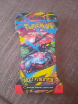 Pokemon TCG Mega Evolution Sleeved Booster Pack Factory Sealed (Venusaur Art) - Image 1