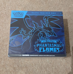 New Sealed Pokemon TCG Mega Evolution Phantasmal Flames Elite Trainer Box * - Image 1