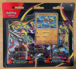 Pokemon TCG Mega Evolution-Pitch black 3-Pack Blister Booster + Promo Sealed - Image 2