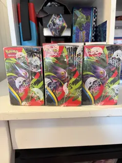 Mega Evolution Phantasmal Flames *Sealed HALF booster Box 18 packs*. 3 Boxes - Image 3