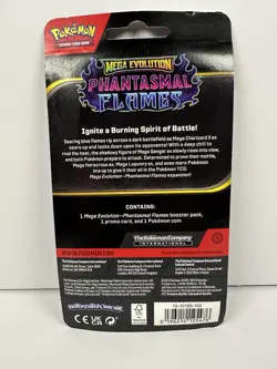 Pokemon TCG Mega Evolution Phantasmal Flames Booster w/ Cottonee (3-Packs) - Image 4