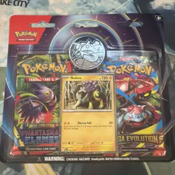NEW Pokemon Mega Evolution & Phantasmal Flames 2-Pack Blister Sealed - Raikou - Image 1
