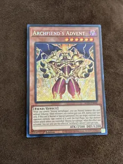 Yugioh! | Archfiend’s Advent (SE) BLTR-EN046 1st Edition Secret Rare LP/NM - Image 1