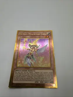 Yugioh Lemon Magician Girl MVP1-ENG51 Gold Rare 1st Ed LP - Image 1