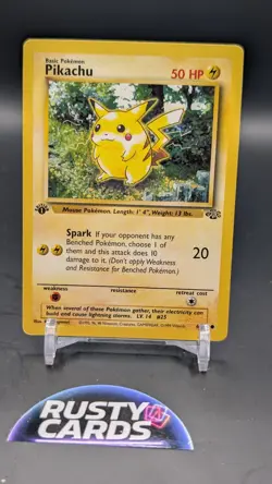 Pokemon Pikachu 60/64 1st Edition - Jungle 1999 WOTC English - NM - Image 1