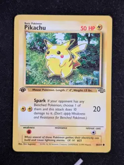 Pikachu 60/64 Jungle Pokemon NM 1st Edition - Image 1