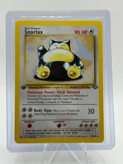 Pokemon Jungle #27/64 Snorlax - 1st Edition - NM - Image 1
