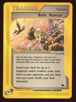 Relic Hunter Pokemon TCG Skyridge 120/144 Trainer Uncommon Near Mint or Better - Image 1