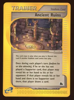 Ancient Ruins Pokemon TCG Skyridge 119/144 Trainer Uncommon Near Mint or Better - Image 1