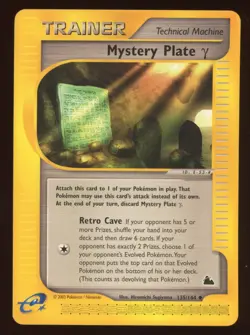 Mystery Plate Gamma Y Pokemon TCG Skyridge 135/144 Uncommon Near Mint or Better - Image 1