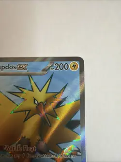 Pokemon Card Zapdos ex 192/165 Scarlet 151 Full Art Rare Near Mint - Image 3