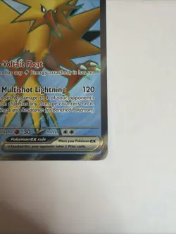 Pokemon Card Zapdos ex 192/165 Scarlet 151 Full Art Rare Near Mint - Image 4