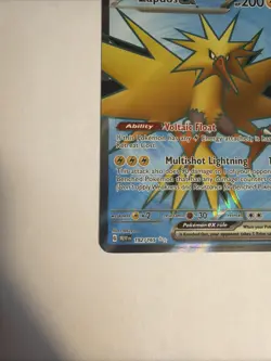 Pokemon Card Zapdos ex 192/165 Scarlet 151 Full Art Rare Near Mint - Image 5