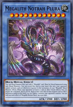 DOOD-EN034 - Megalith Notrah Plura YuGiOh 1st Ed - Image 1