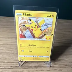 Pokemon TCG Pikachu 25/25 Celebrations Promo Non Holo English HP60 - Image 1